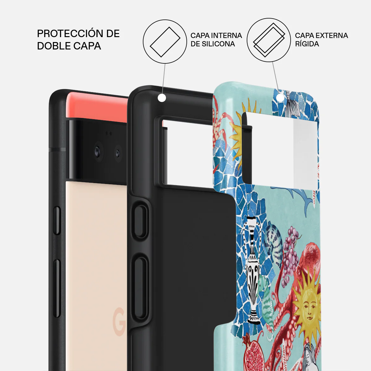 Aegean Affair - Google Pixel 6a Funda - Image 2
