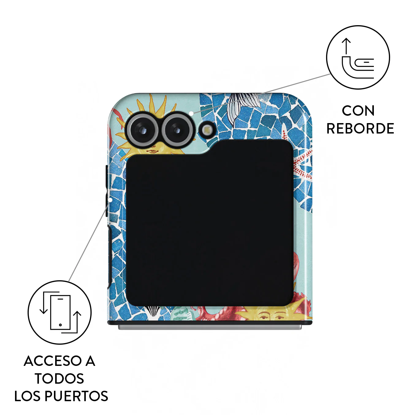 Aegean Affair - Samsung Galaxy Z Flip 7 FE Funda - Image 3
