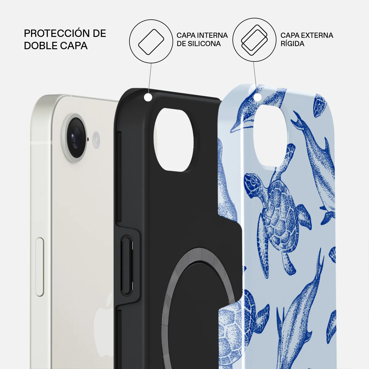 Aquatic Dance - iPhone 17e Funda - Image 2