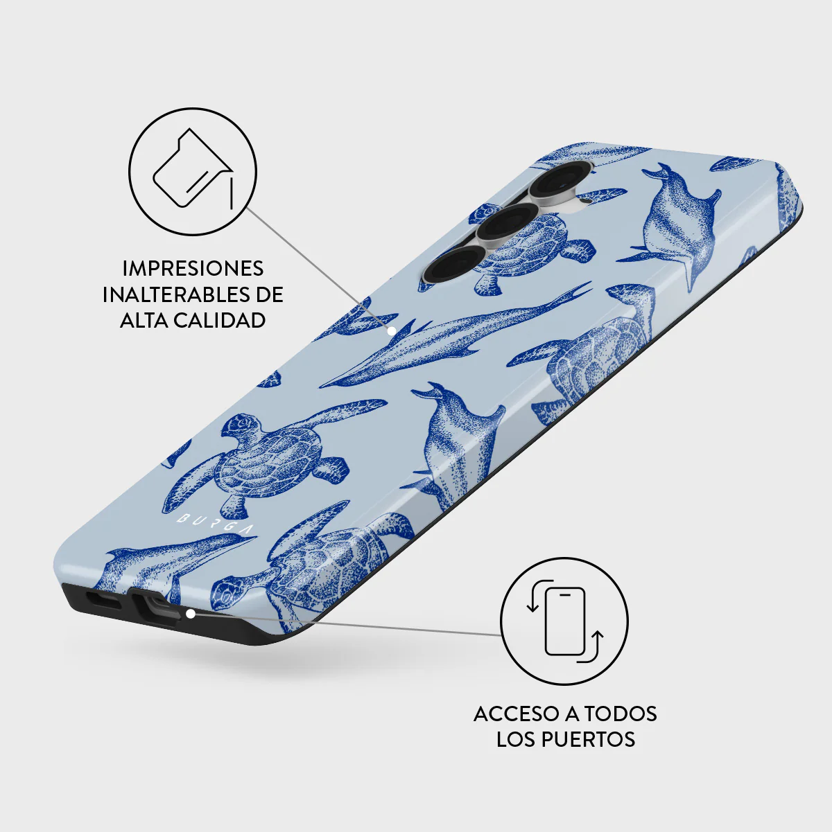 Aquatic Dance - Samsung Galaxy S25 FE Funda - Image 3