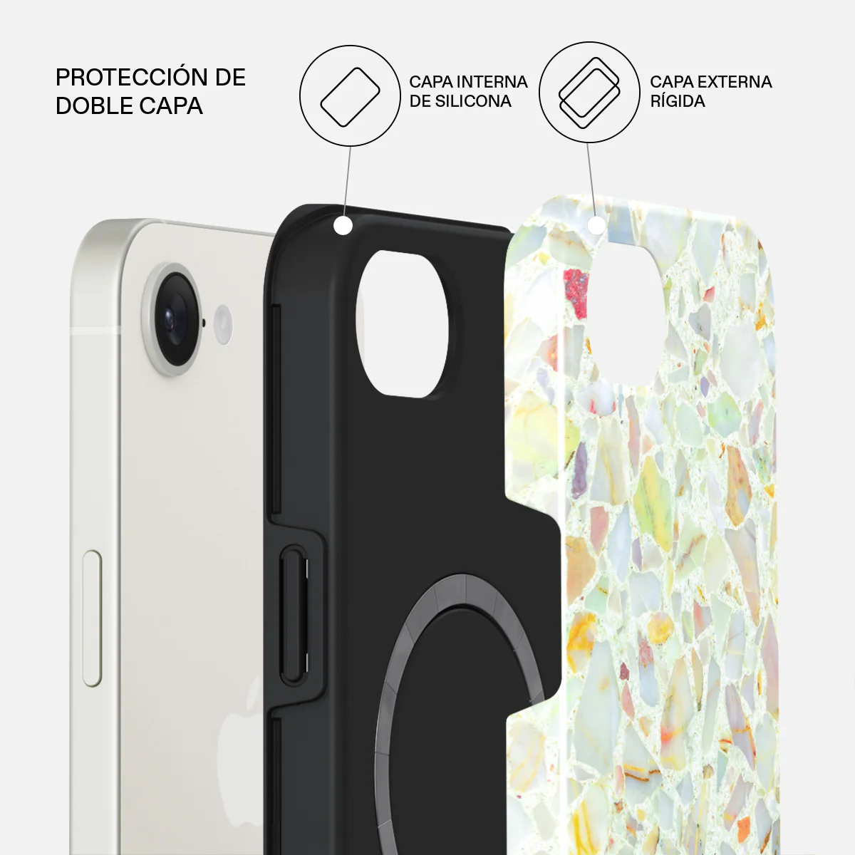 Rainbow Crush - iPhone 17e Funda - Image 2