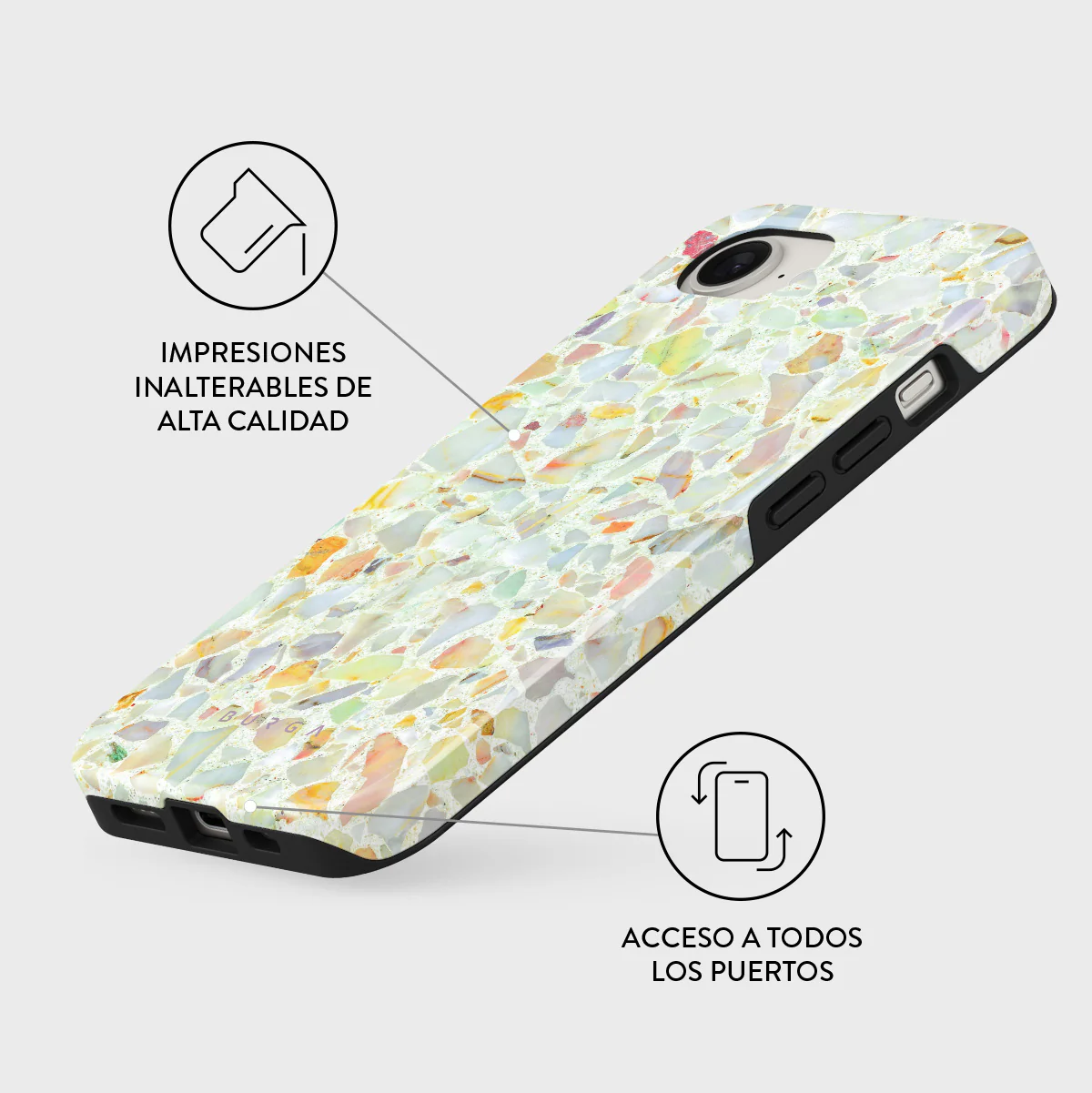 Rainbow Crush - iPhone 17e Funda - Image 3