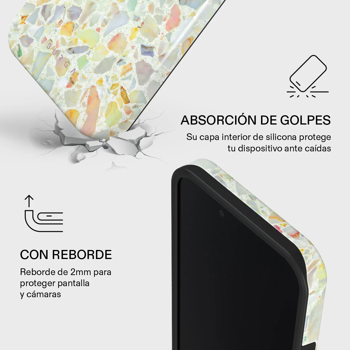 Rainbow Crush - iPhone 17e Funda - Image 4
