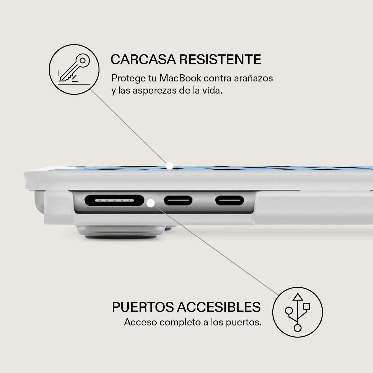 Barely Awake - Funda para Macbook - Image 9
