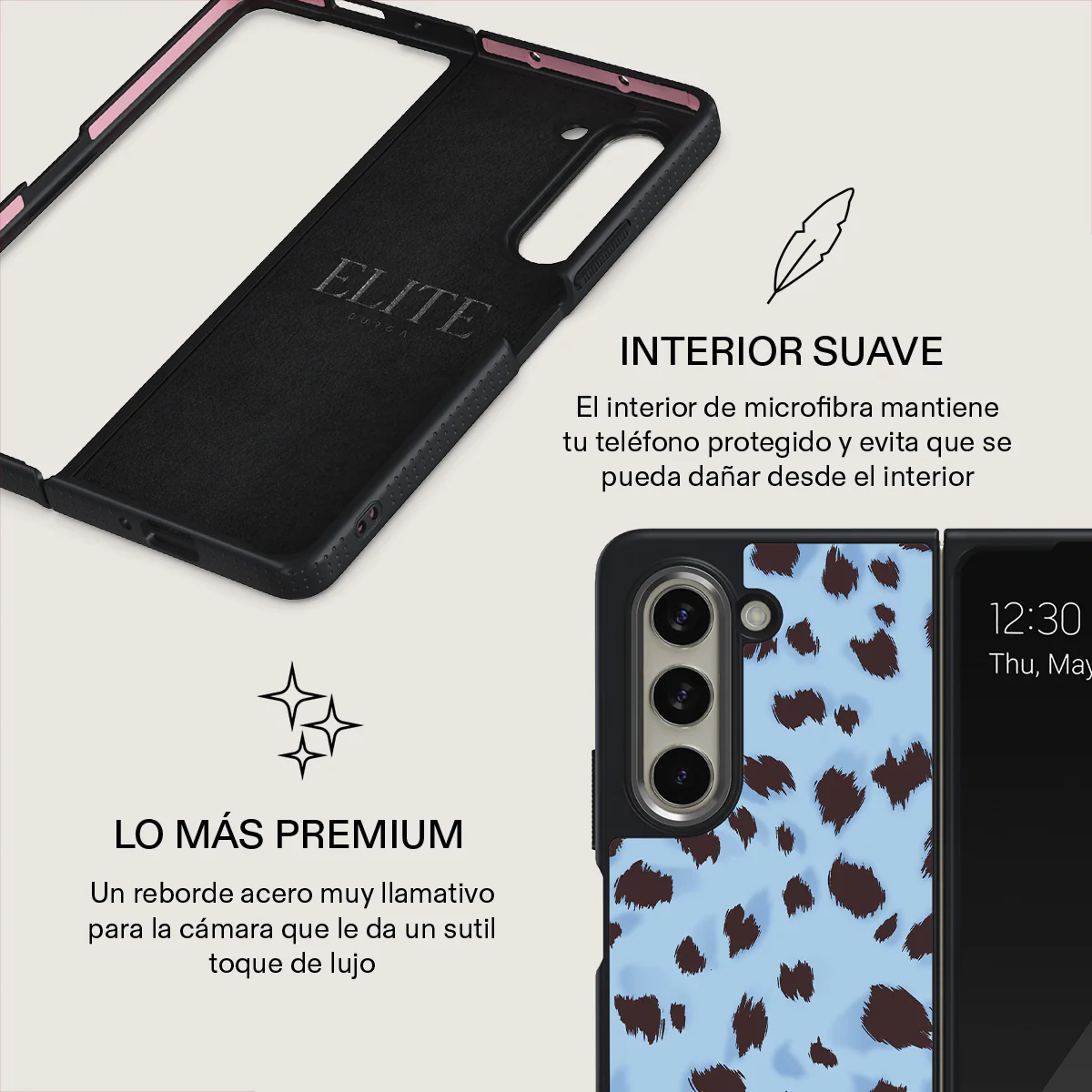 Barely Awake - Samsung Galaxy Z Fold 5 Funda - Image 13