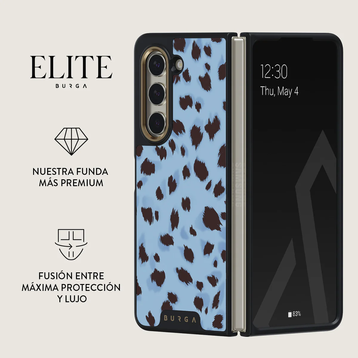 Barely Awake - Samsung Galaxy Z Fold 5 Funda - Image 9