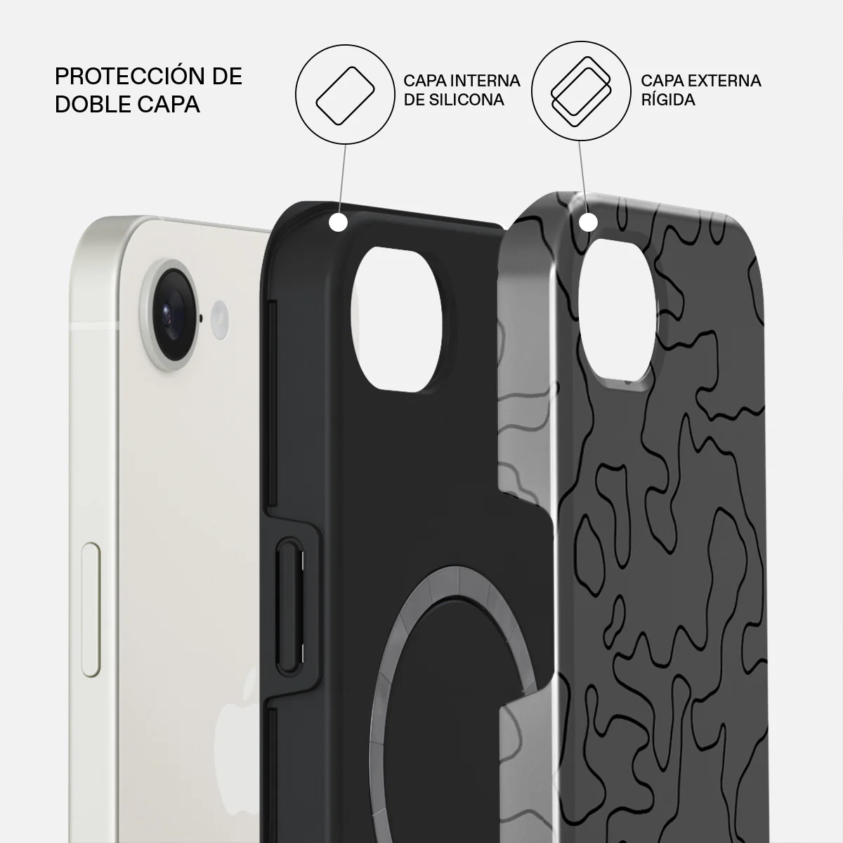 Black Rock - iPhone 17e Funda - Image 2