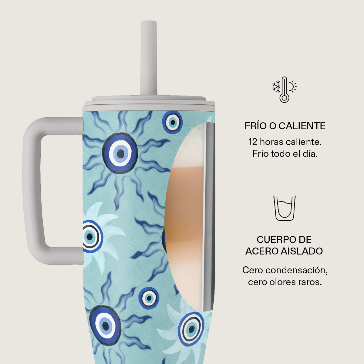 Blue Gaze - All Day Leakproof Tumbler - Image 5
