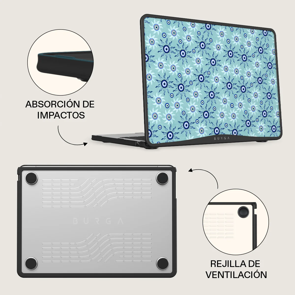 Blue Gaze - Funda para Macbook - Image 13