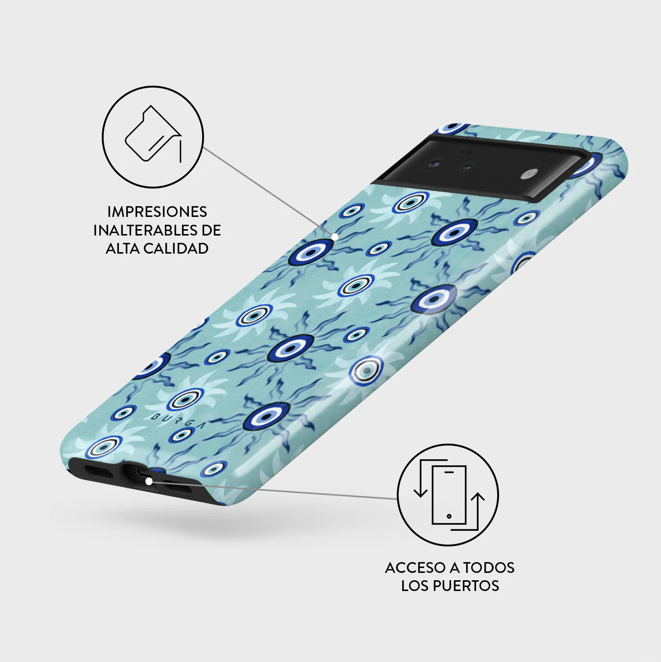 Blue Gaze - Google Pixel 6 Funda - Image 3