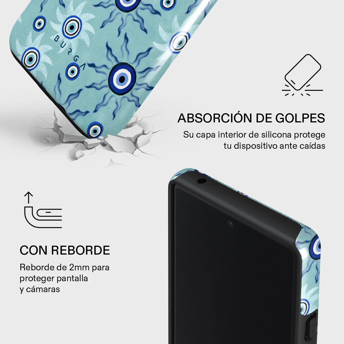 Blue Gaze - Google Pixel 6a Funda - Image 4