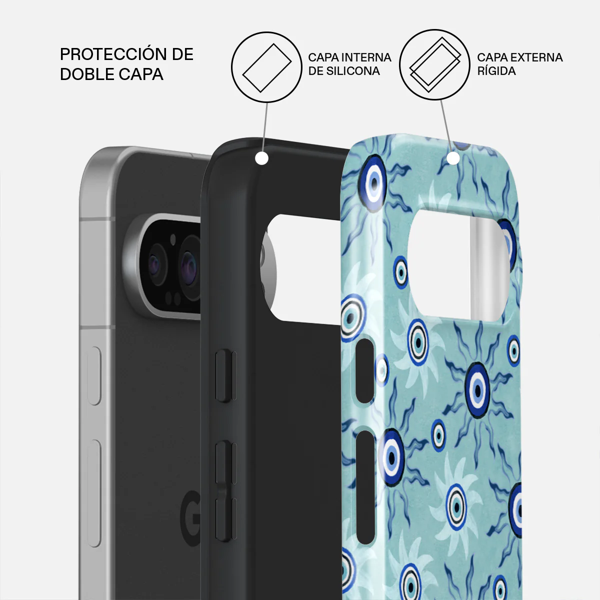 Blue Gaze - Google Pixel 9 Pro XL Funda - Image 2