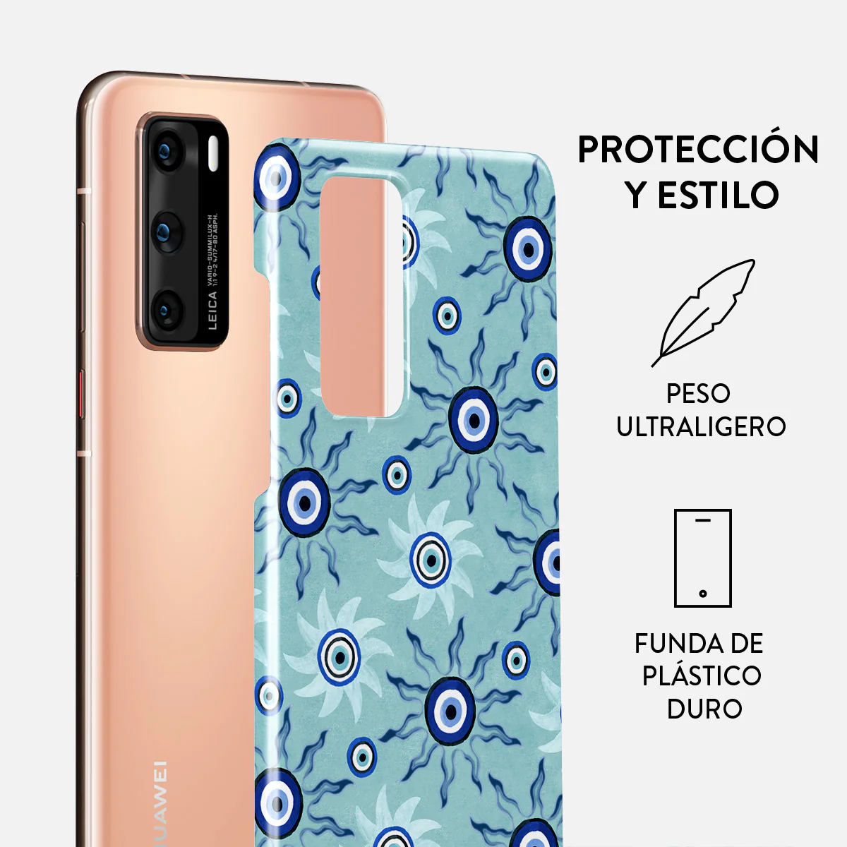 Blue Gaze - Huawei P40 Funda - Image 2