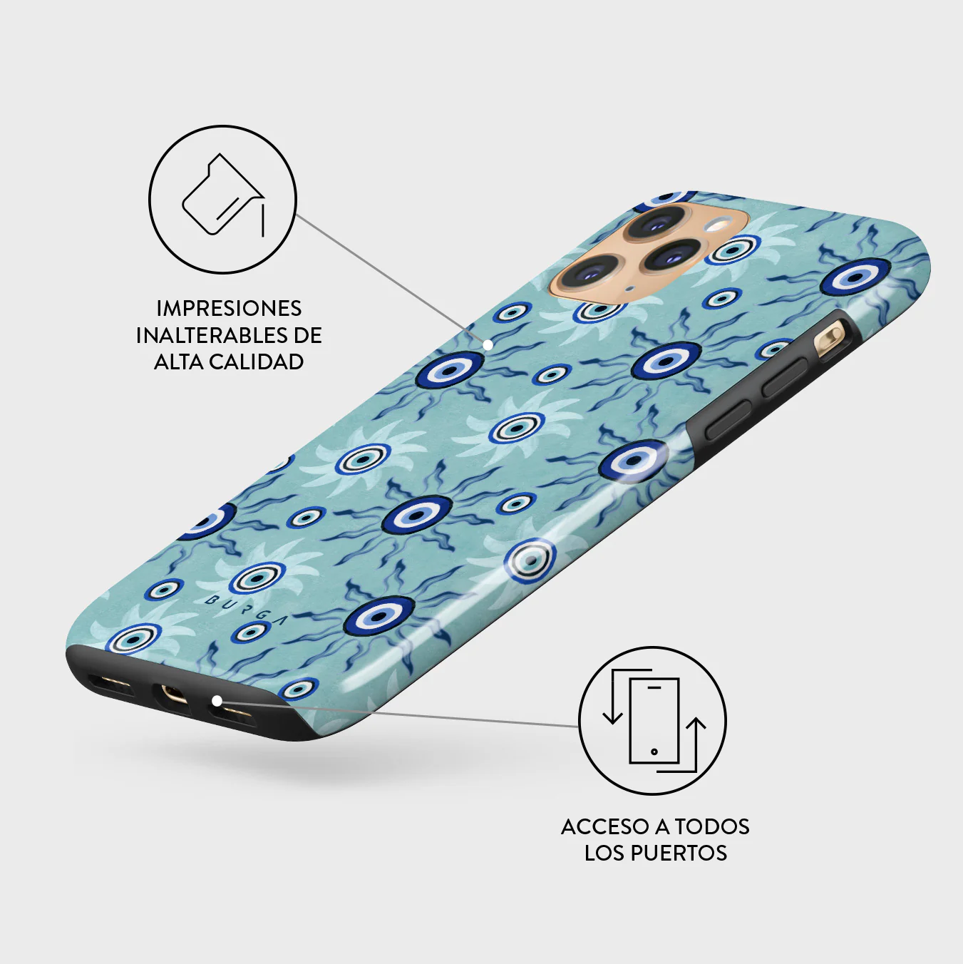 Blue Gaze - iPhone 11 Pro Funda - Image 3