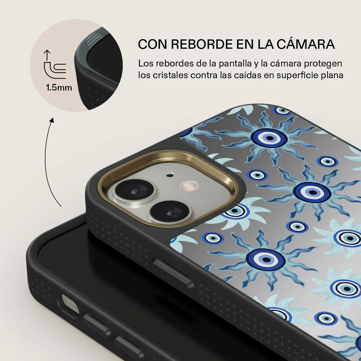 Blue Gaze - iPhone 12 Funda - Image 23