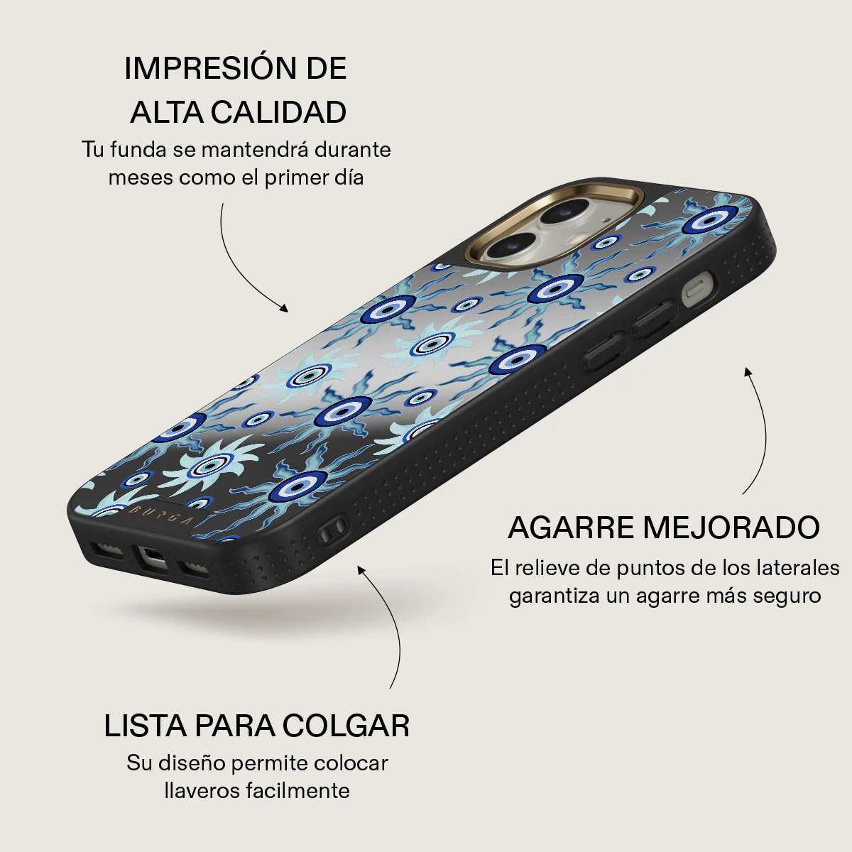 Blue Gaze - iPhone 12 Funda - Image 24