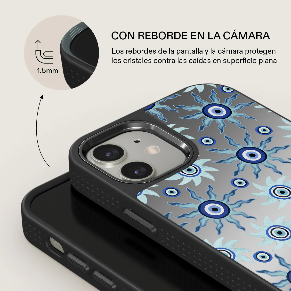 Blue Gaze - iPhone 12 Funda - Image 31
