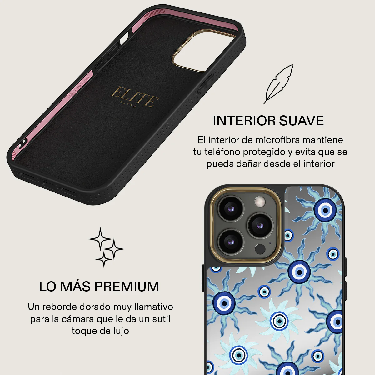 Blue Gaze - iPhone 13 Pro Funda - Image 32