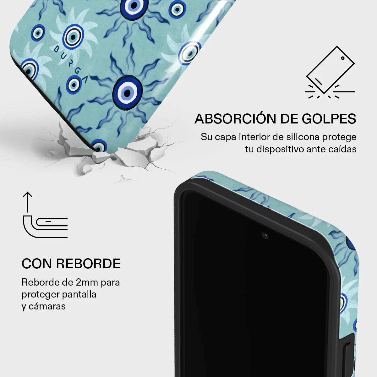 Blue Gaze - iPhone 13 Pro Funda - Image 4