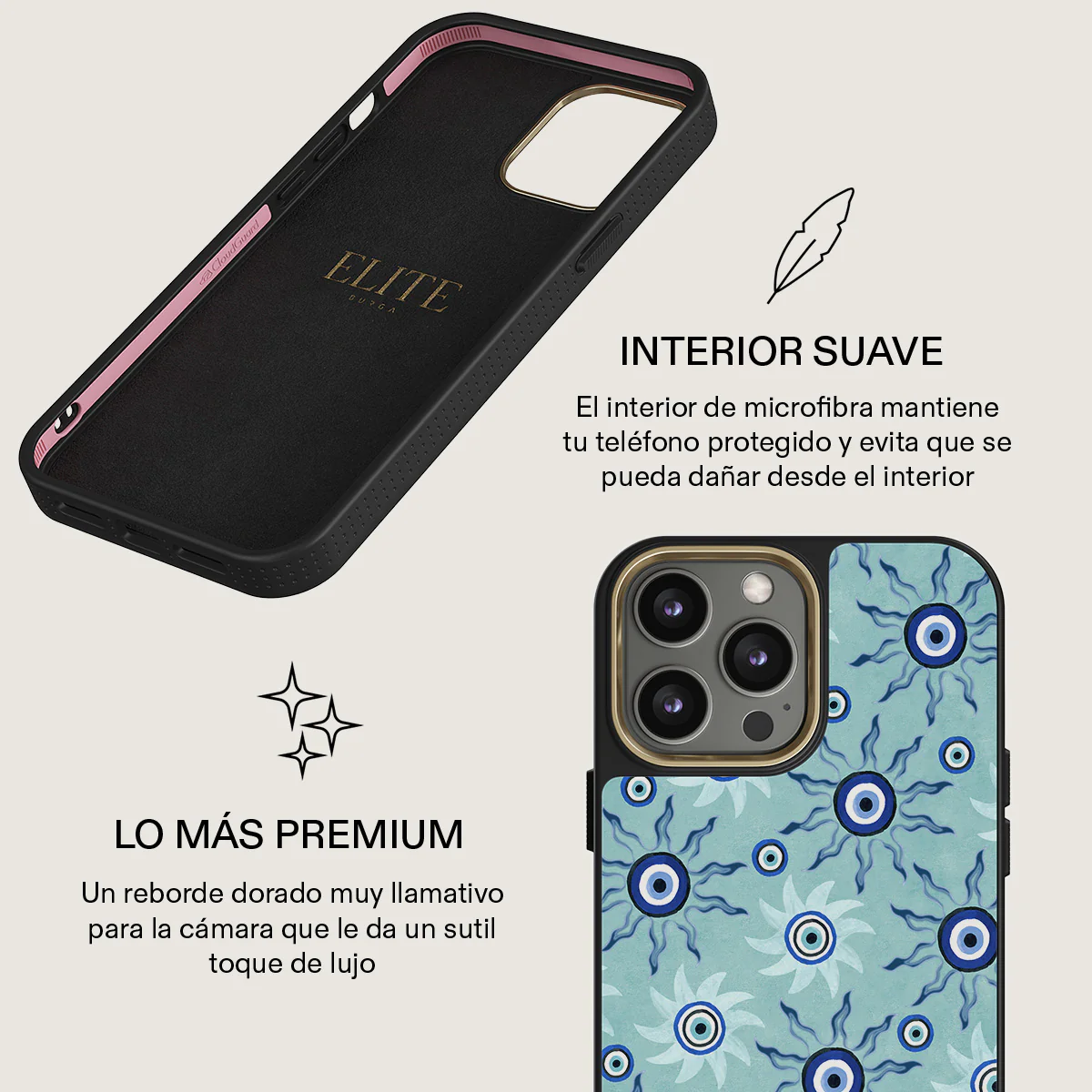 Blue Gaze - iPhone 14 Pro Funda - Image 10