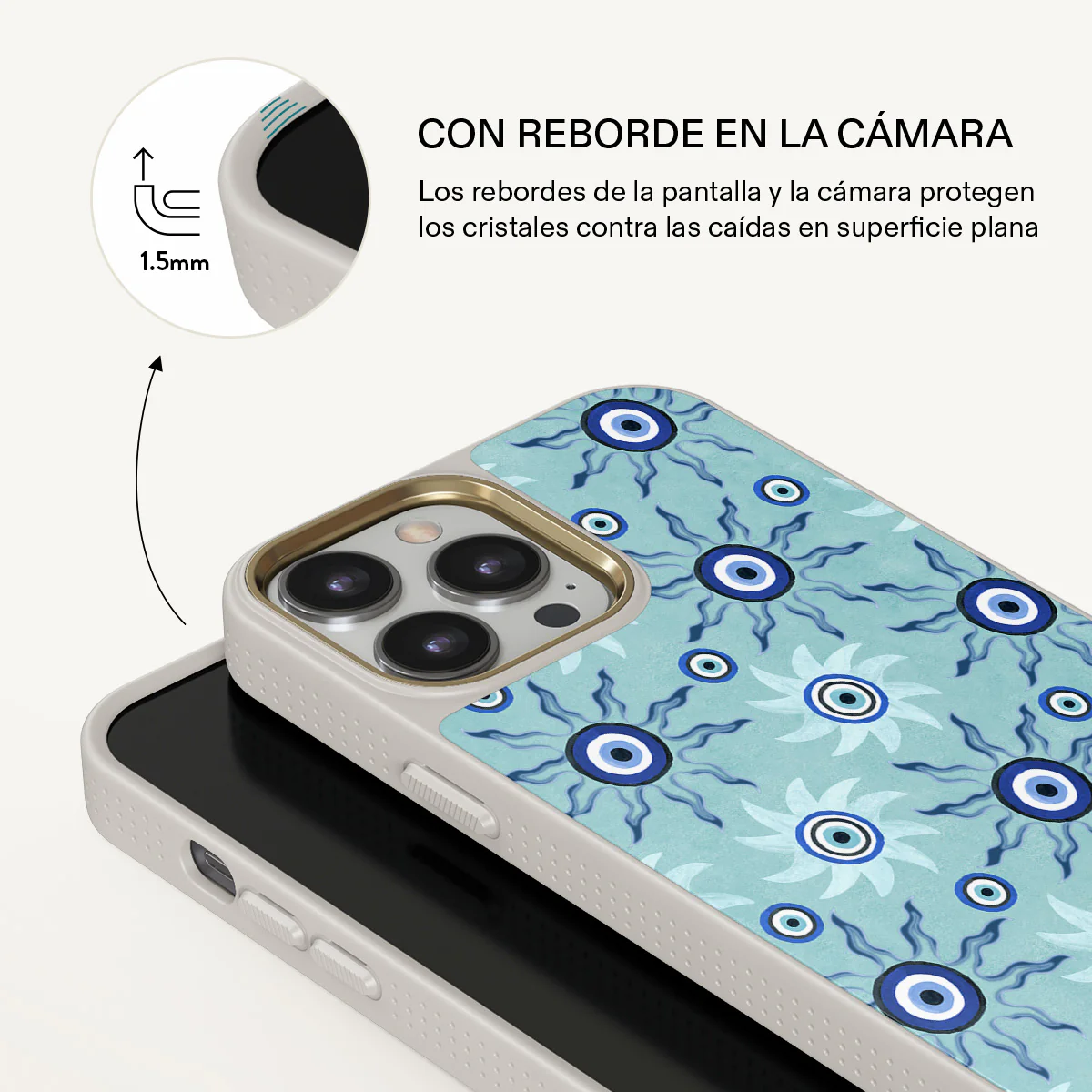 Blue Gaze - iPhone 14 Pro Funda - Image 22