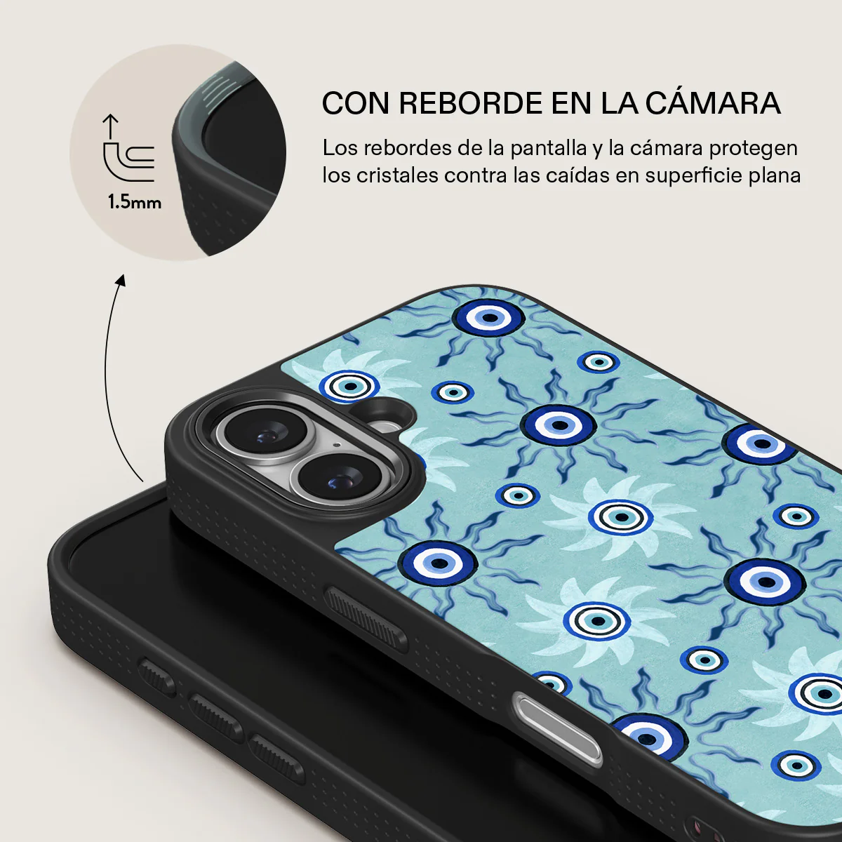 Blue Gaze - iPhone 16 Funda - Image 16