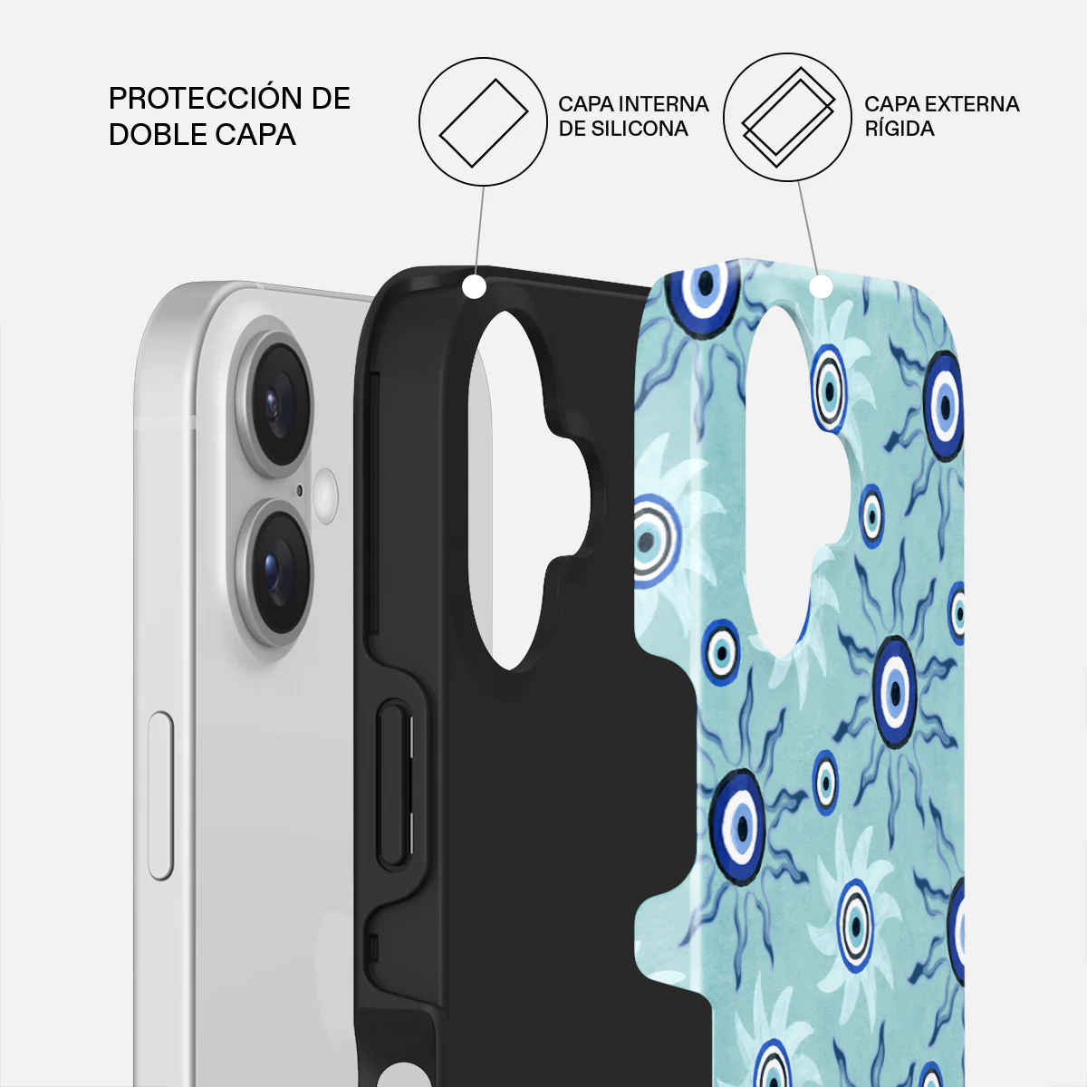 Blue Gaze - iPhone 16 Funda - Image 2