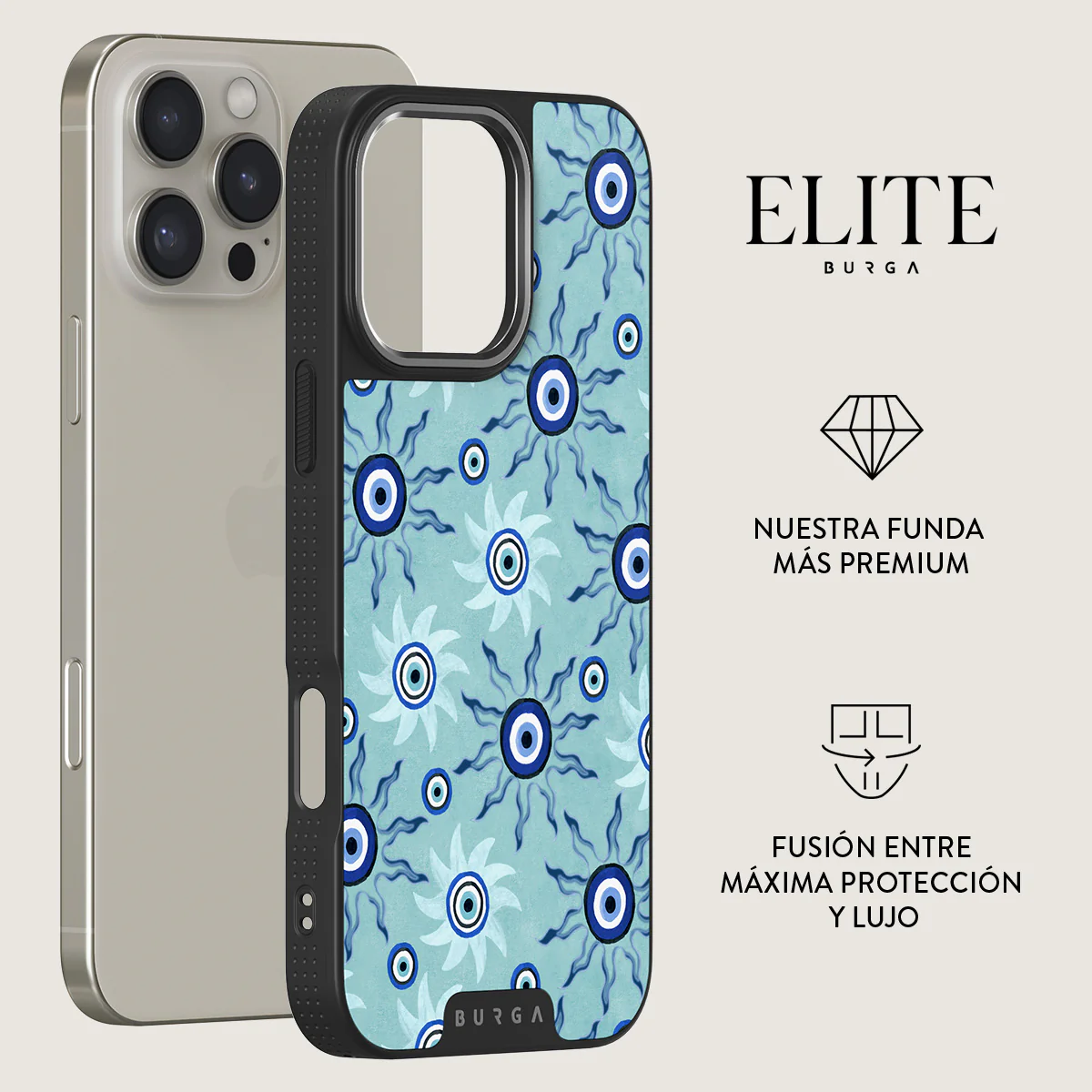 Blue Gaze - iPhone 16 Pro Funda - Image 14