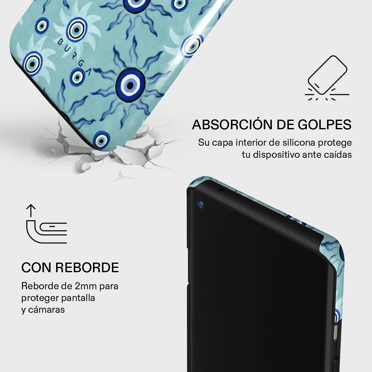 Blue Gaze - OnePlus 8 Funda - Image 4