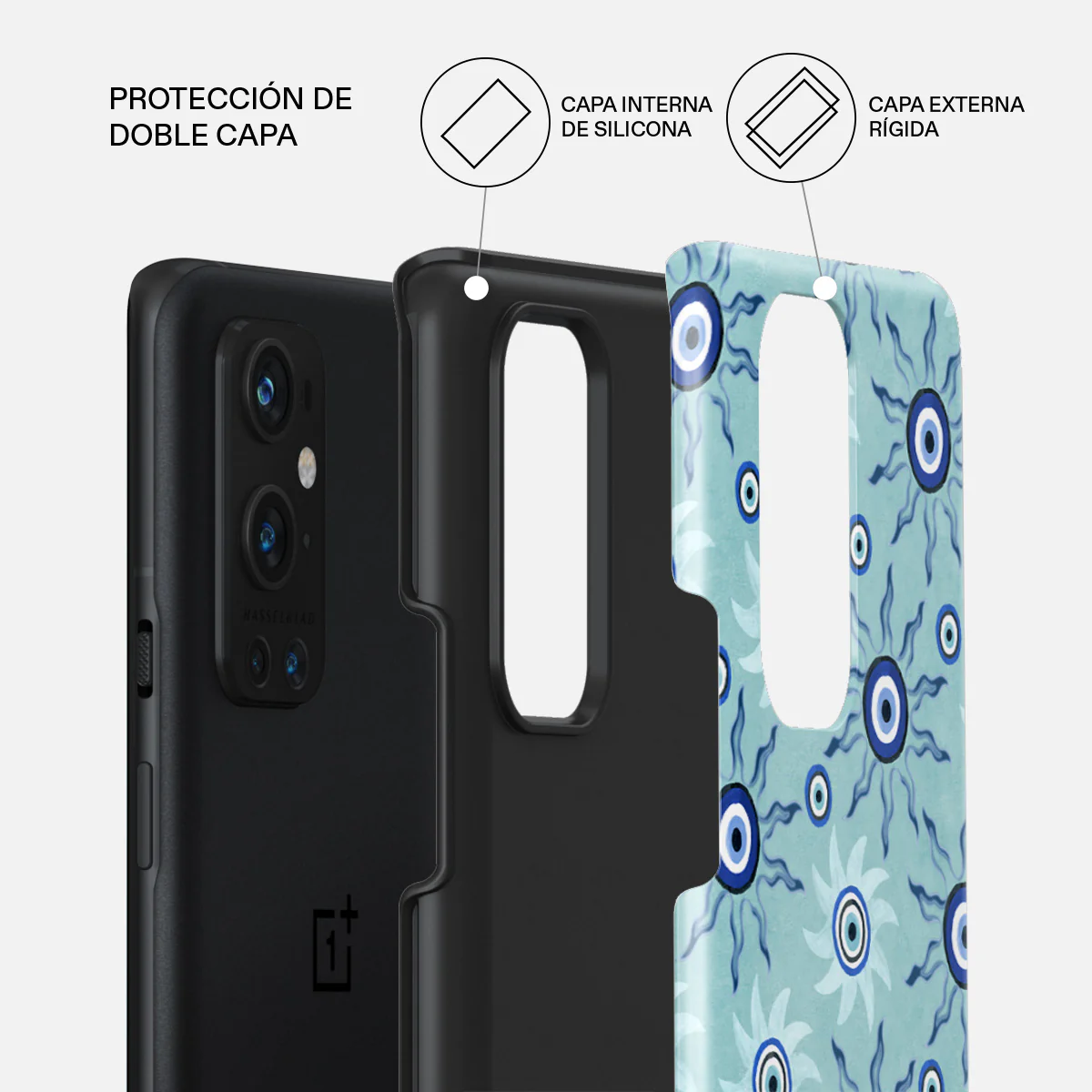 Blue Gaze - OnePlus 9 Pro Funda - Image 2