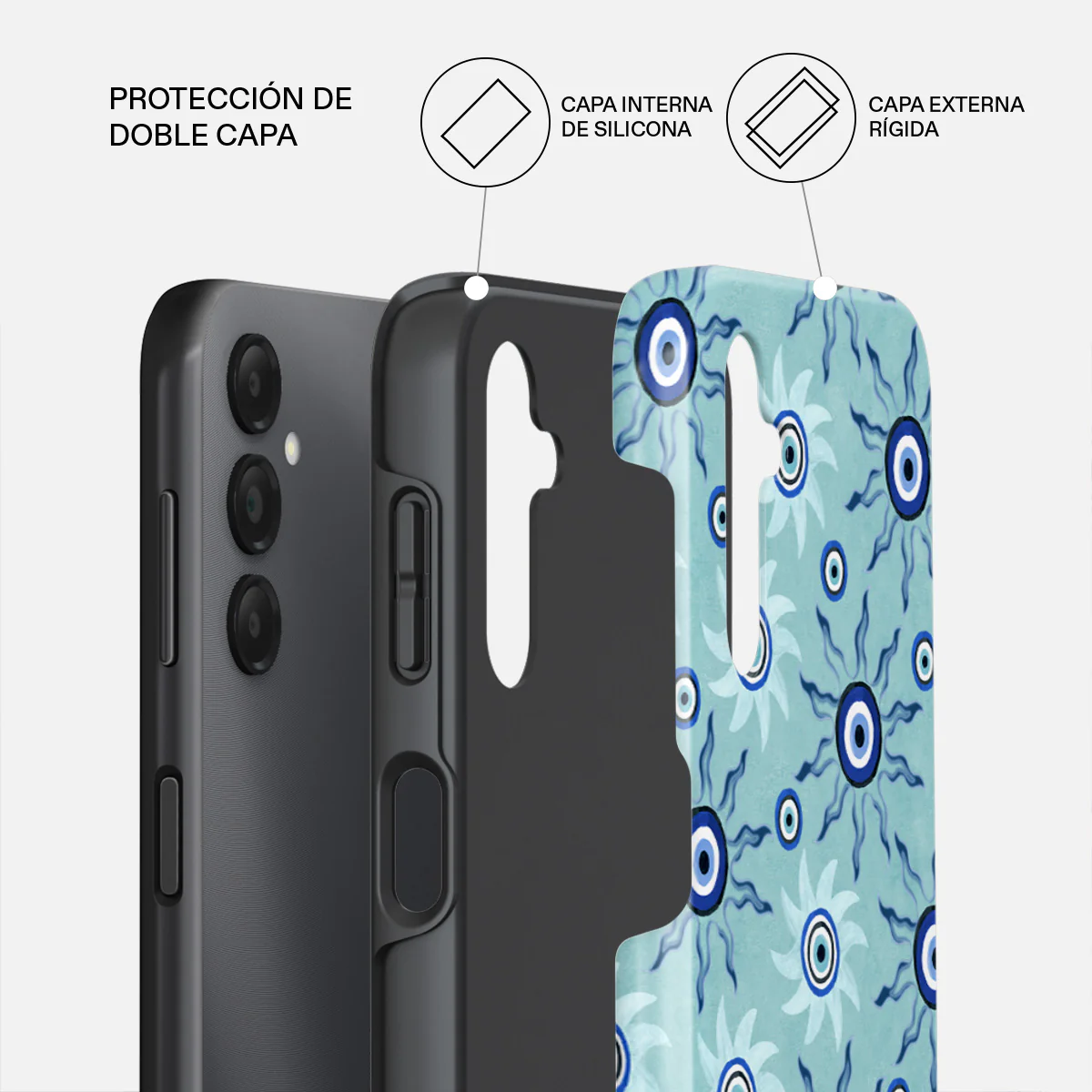 Blue Gaze - Samsung Galaxy A14 5G Funda - Image 2