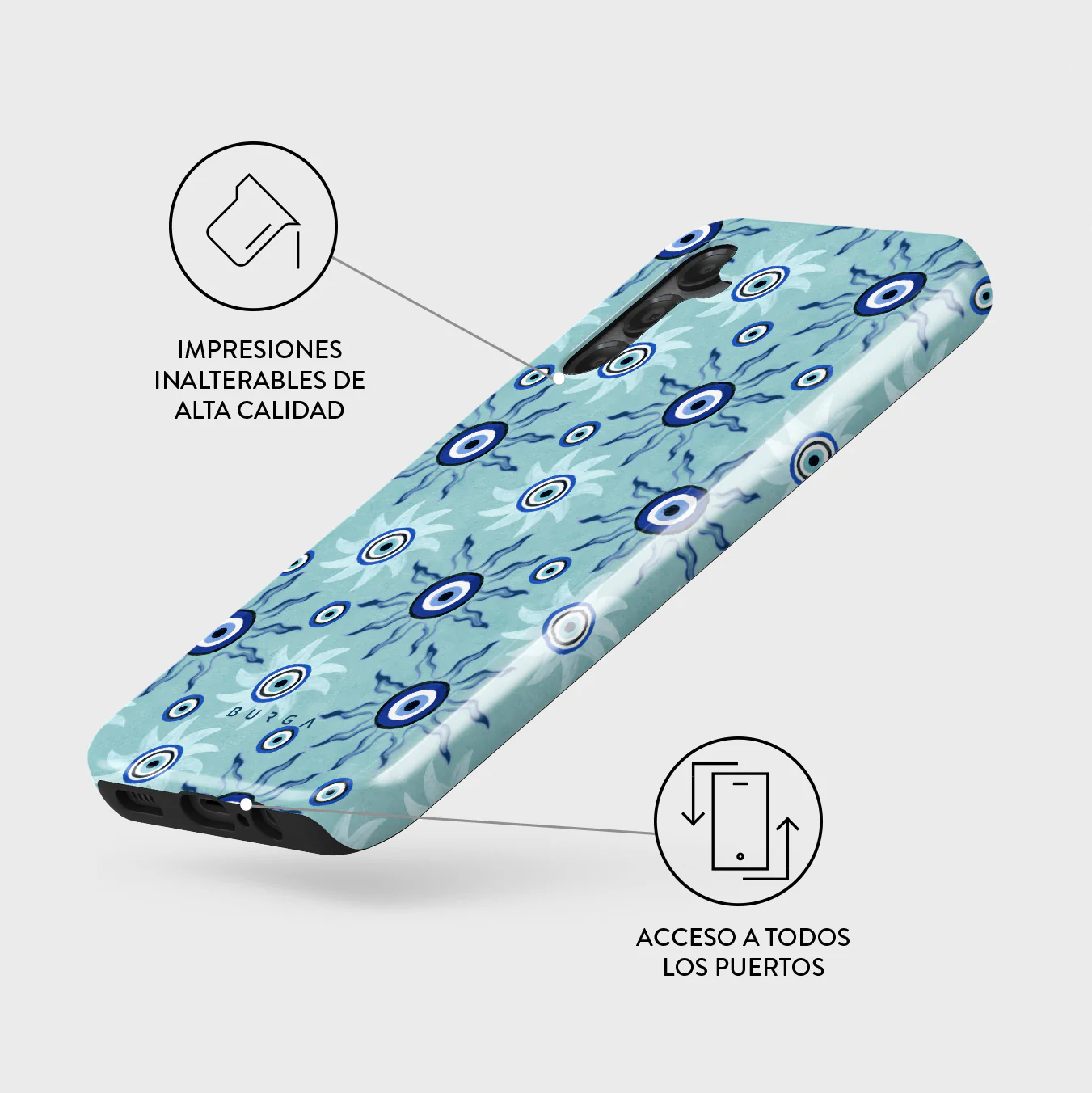 Blue Gaze - Samsung Galaxy A25 Funda - Image 3