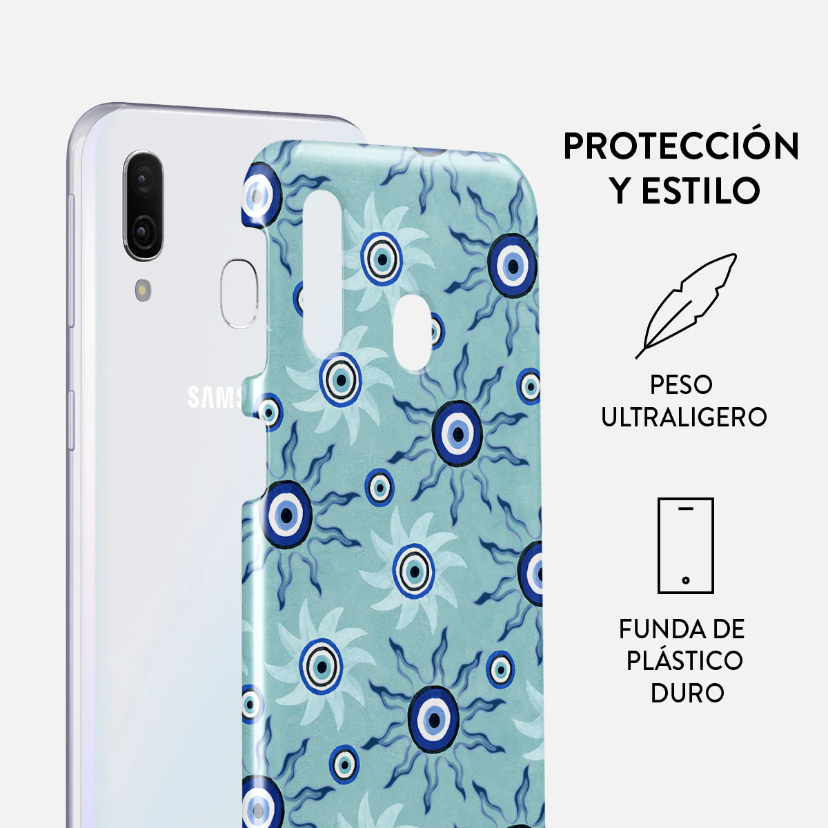 Blue Gaze - Samsung Galaxy A40 Funda - Image 2
