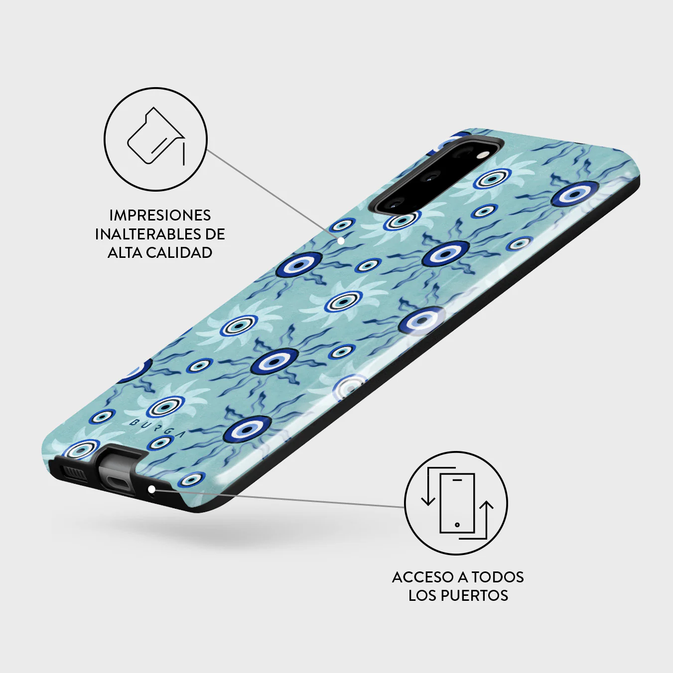 Blue Gaze - Samsung Galaxy S20 FE 4G / 5G Funda - Image 3