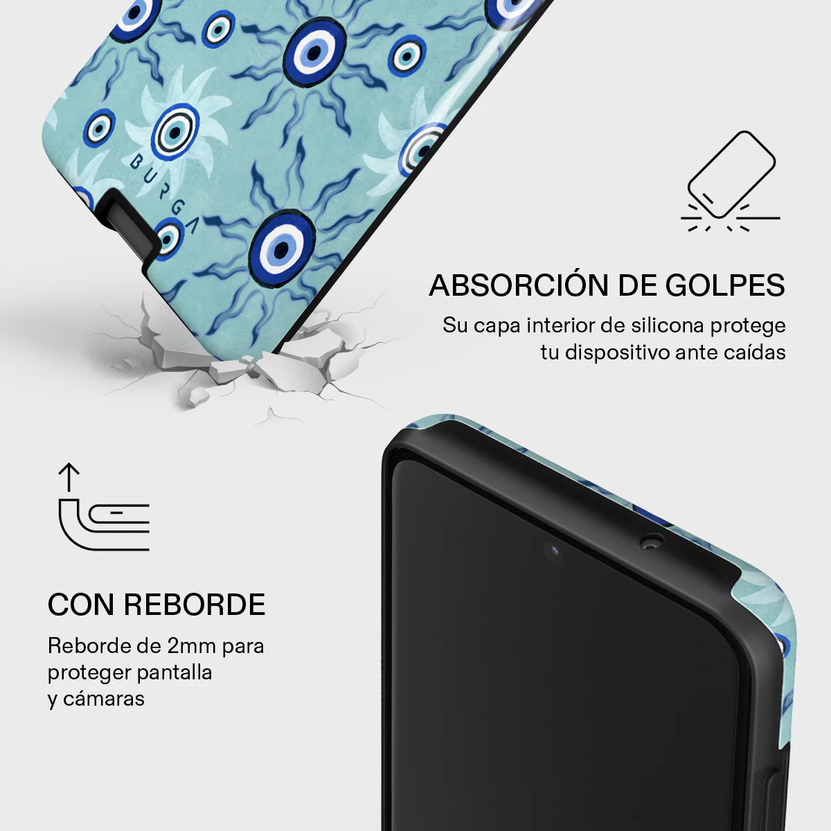 Blue Gaze - Samsung Galaxy S20 Ultra 4G / 5G Funda - Image 8