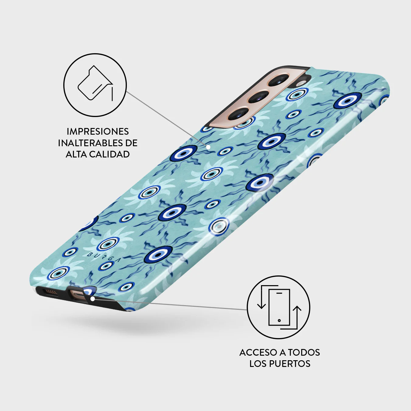 Blue Gaze - Samsung Galaxy S21 Plus Funda - Image 3
