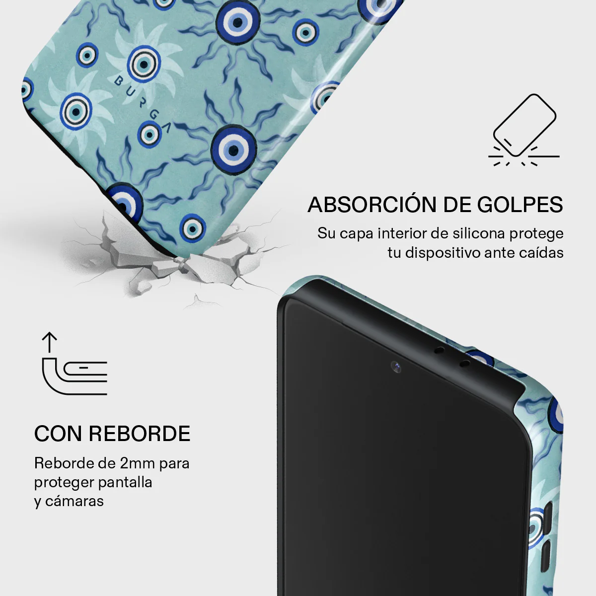 Blue Gaze - Samsung Galaxy S21 Plus Funda - Image 4