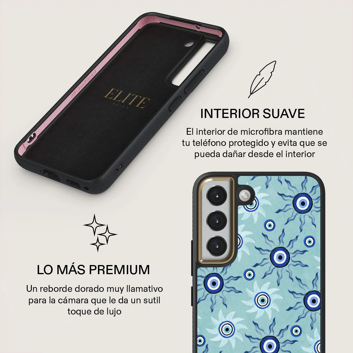 Blue Gaze - Samsung Galaxy S22 Plus Funda - Image 10