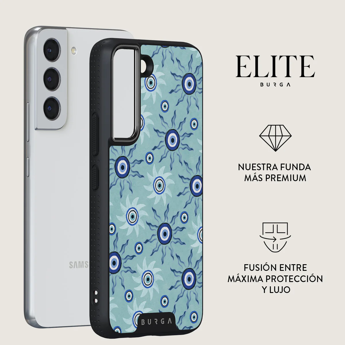 Blue Gaze - Samsung Galaxy S22 Plus Funda - Image 13