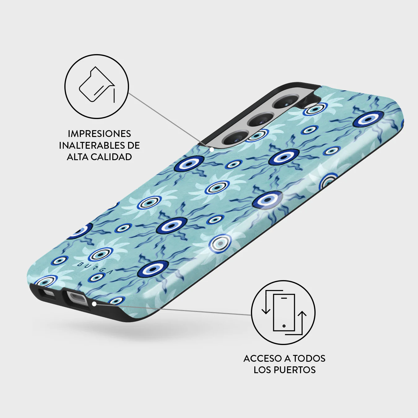 Blue Gaze - Samsung Galaxy S22 Plus Funda - Image 3