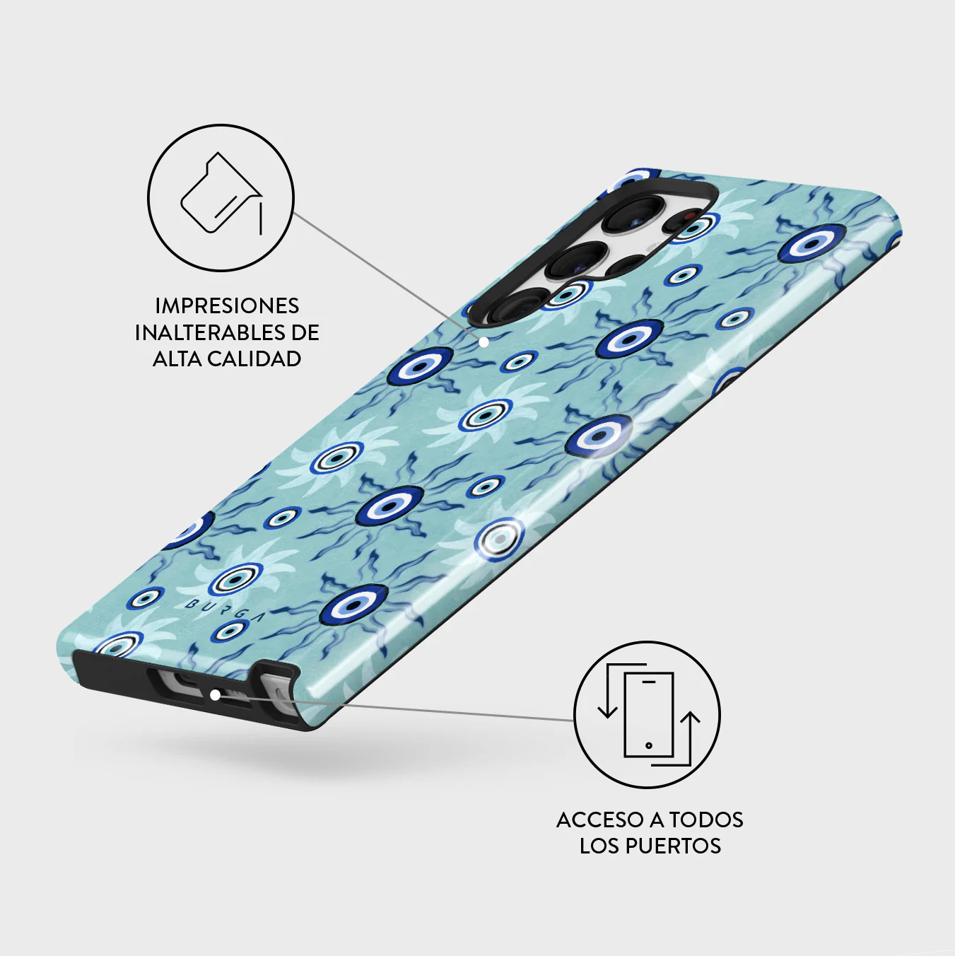 Blue Gaze - Samsung Galaxy S22 Ultra Funda - Image 3