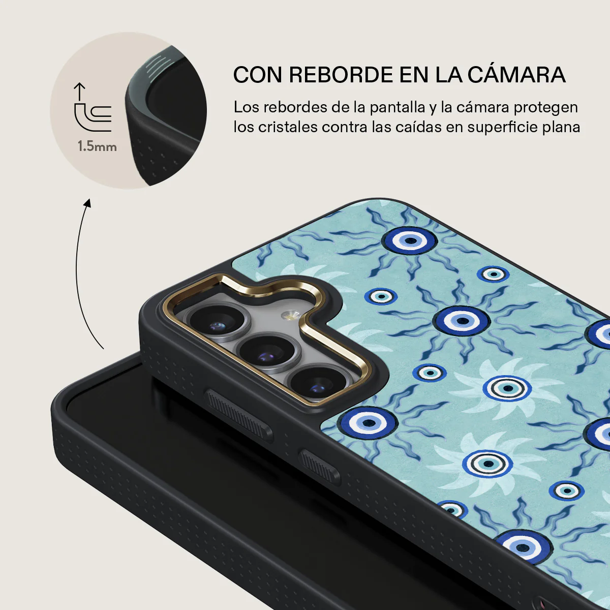 Blue Gaze - Samsung Galaxy S24 Plus Funda - Image 8