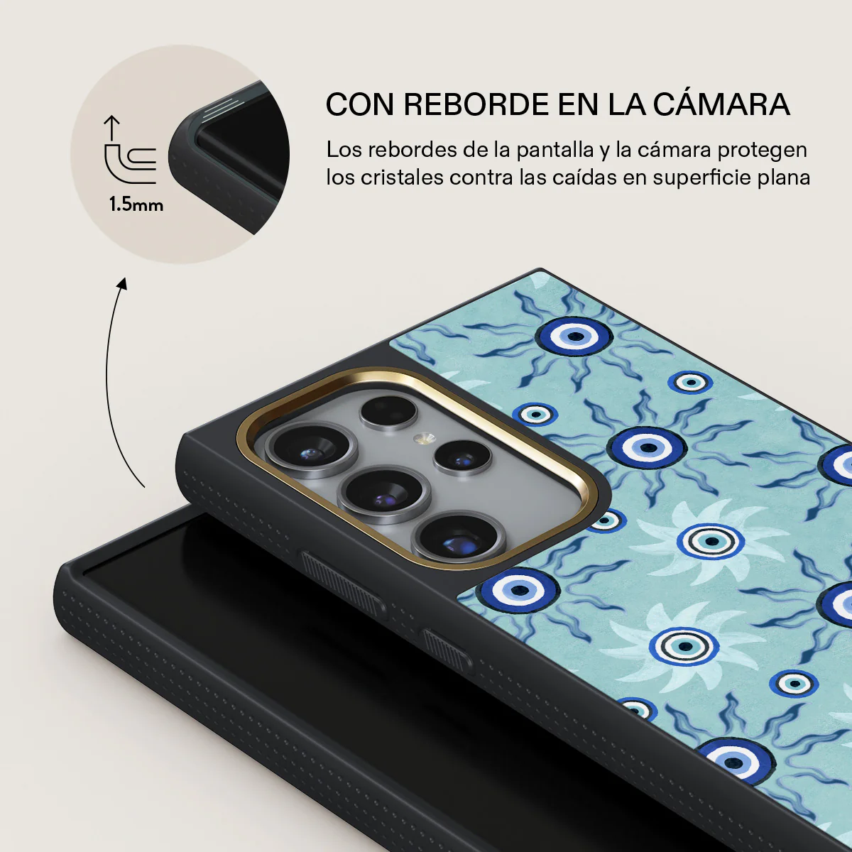 Blue Gaze - Samsung Galaxy S24 Ultra Funda - Image 8