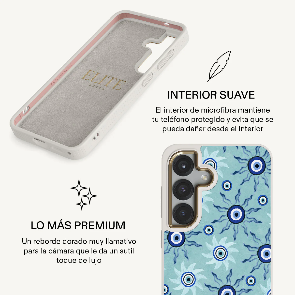 Blue Gaze - Samsung Galaxy S25 Funda - Image 24