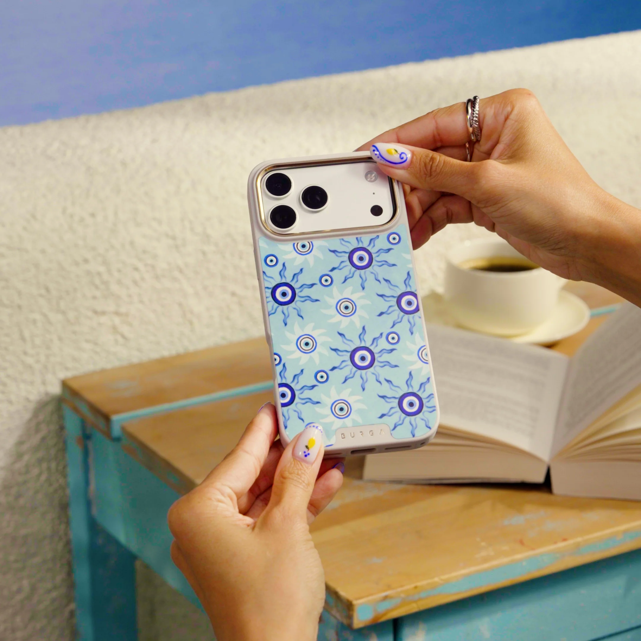 Blue Gaze - Samsung Galaxy S25 Funda - Image 44