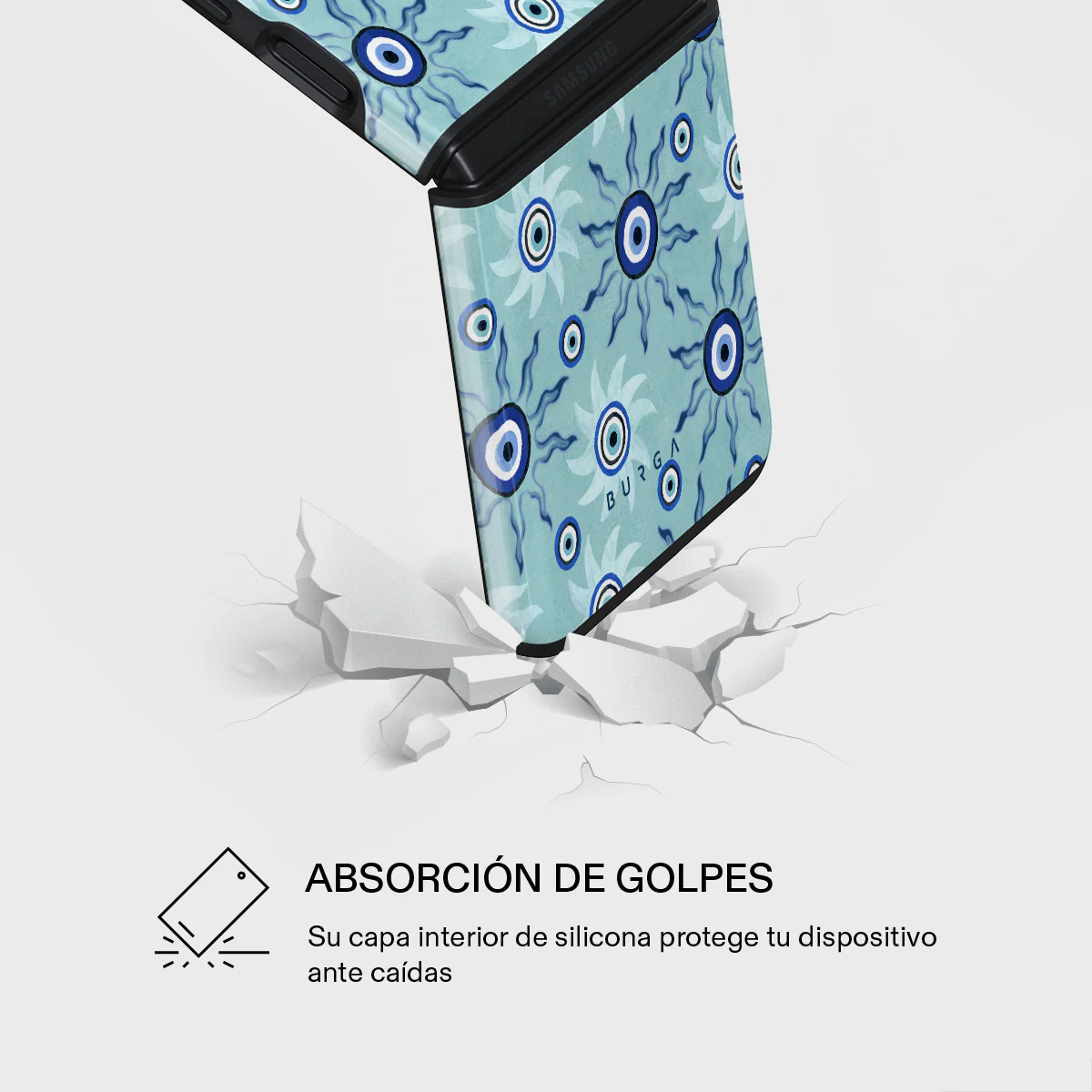 Blue Gaze - Samsung Galaxy Z Flip 4 Funda - Image 10