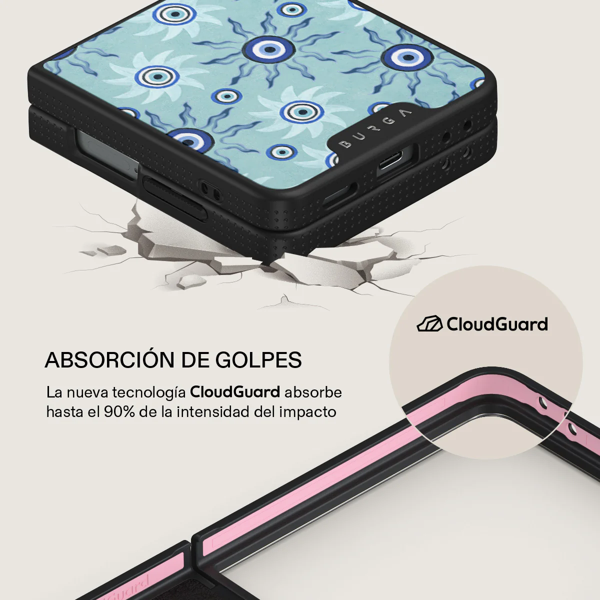 Blue Gaze - Samsung Galaxy Z Flip 7 Funda - Image 14