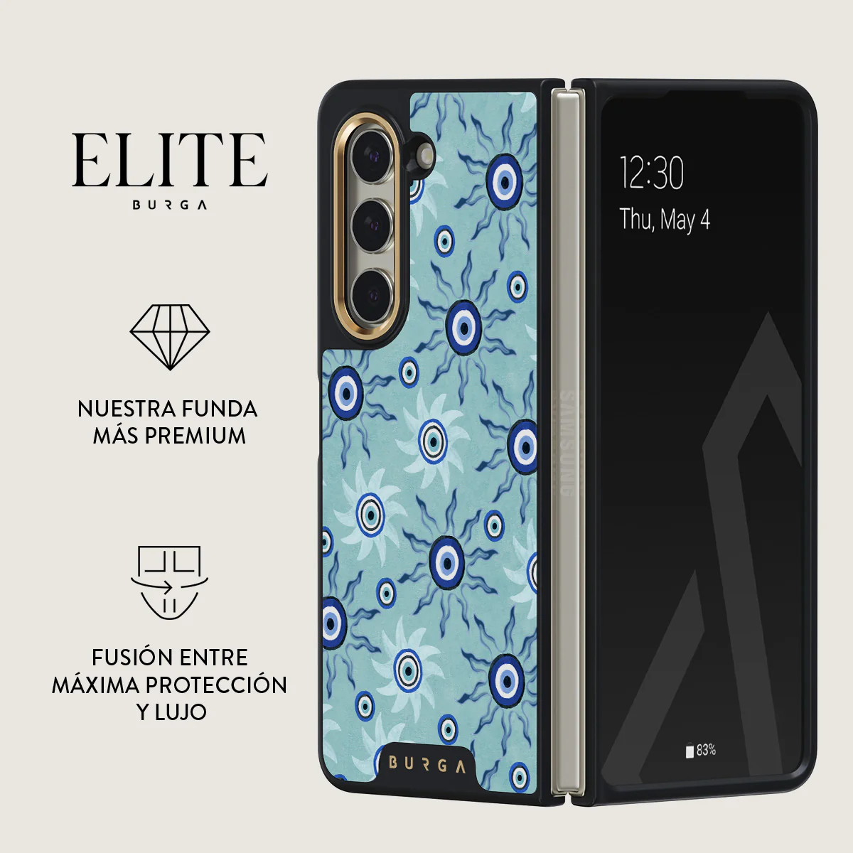 Blue Gaze - Samsung Galaxy Z Fold 5 Funda - Image 2