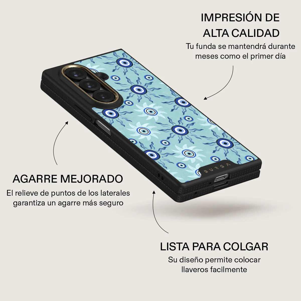 Blue Gaze - Samsung Galaxy Z Fold 7 Funda - Image 5