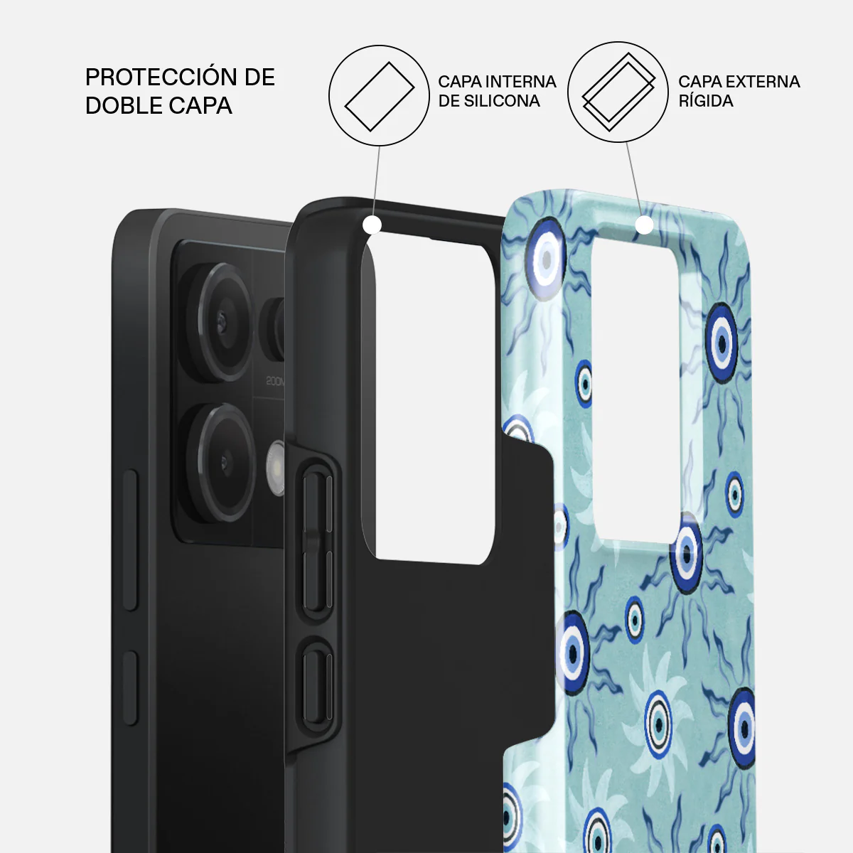 Blue Gaze - Xiaomi Redmi Note 13 Pro 5G Funda - Image 2